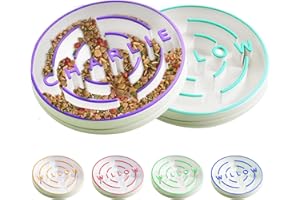 UIDMEN Personalized Slow Feeder Dog Bowls, Pet Puzzle Feeder, Bloat Stop Maze Dishes for All Breeds Pets, Customisable Cat Sl