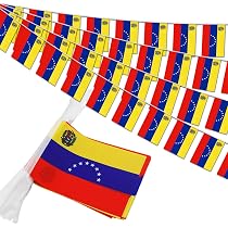 Amazon.com : Venezuela String Flag Pennant Banner - 38 Flags, 42 ...