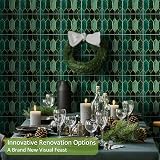funlife Holographic Emerald Green Peel Stick Wall Tiles 15x15cm 10pcs Kitchen view 3