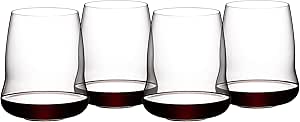 Riedel Stemless Wings Cabernet Sauvignon Wine Glass, Set of 4, Clear