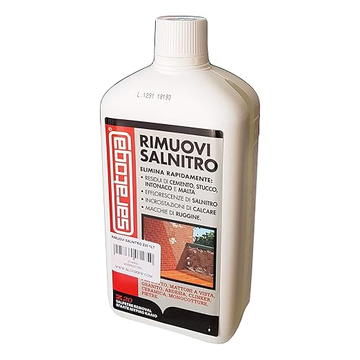 Saratoga Z20 1lt Rimuovi Salnitro Disincrostante Multiuso Per Muri E Pavimenti