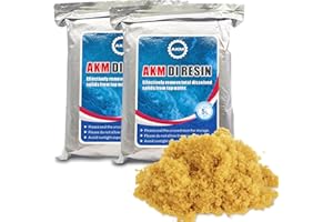 AKM Mixed Bed Deionized Di Resin Filter Fill, Use for Spotless Car Wash System Filter Change, 10 Liters(5 Liters x 2)