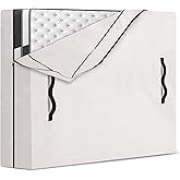 HOMESURE King Mattress Bag for Moving and Storage, Semi-Transparent, Heavy Duty, Strong Zipper Closure, 8 Handles, Eco-Friendly