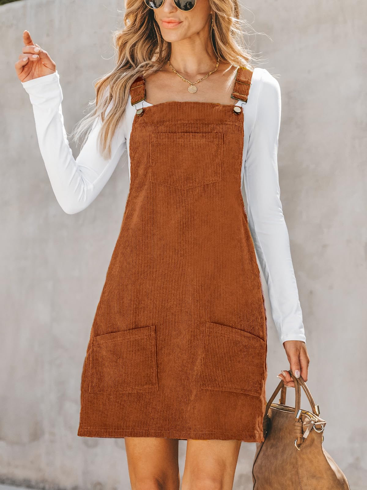 CUPSHE Corduroy Dress