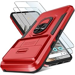 CASEJEEN for Google Pixel 8 Case 5G with 2 Tempered
