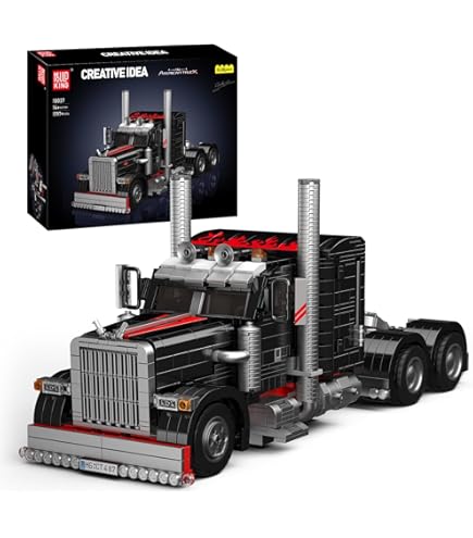 Amazon.com: Mould King 10037 Technique US Truck The Black Monster