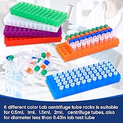 6pcs microcentrifuge Tube Rack lab centrifuge Tube