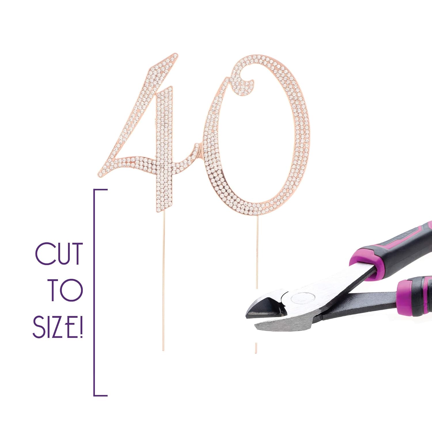 Accessori E Utensili Per Pasticceria Ella Celebrazione 40 Topper Per Torta Per Compleanno O Anniversario Oro Rosa Numero Per Feste E Decorazioni Idee Oro Rosa Casa E Cucina Laaldeasanicolas Es