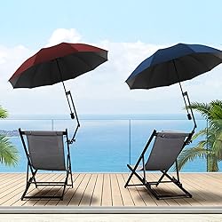 XLINGZA UPF 50+ Beach Umbrella with Adjustable