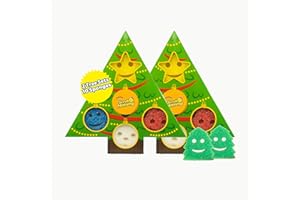 Scrub Daddy Scrub Mommy Holiday Christmas Tree Gift Box Set, Non-Scratch Christmas Cleaning Sponges for Kitchen, Dishes & Home, Dual-Sided Dish Sponges for Scrubbing, 10 Count (2 Pack of 5)
