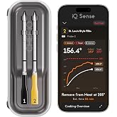CHEF iQ Sense | Smart Wireless Meat Thermometer | 2 Ultra-Thin Probes | WiFi Unlimited Range | 1000&deg;F Heat Safe | 5 Sensors | BBQ, Grill, Oven, Smoker, Air Fryer | Gen3