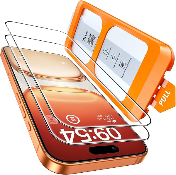 TOCOL for iPhone 17 Pro Max Screen Protector 6.9-Inch Instant Installation Tempered Glass HD Clear Full Coverage Protection C
