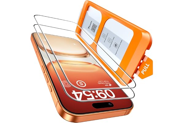 TOCOL for iPhone 17 Pro Max Screen Protector/iPhone 16 Pro Max Screen Protector 6.9-Inch Instant Installation Tempered Glass 