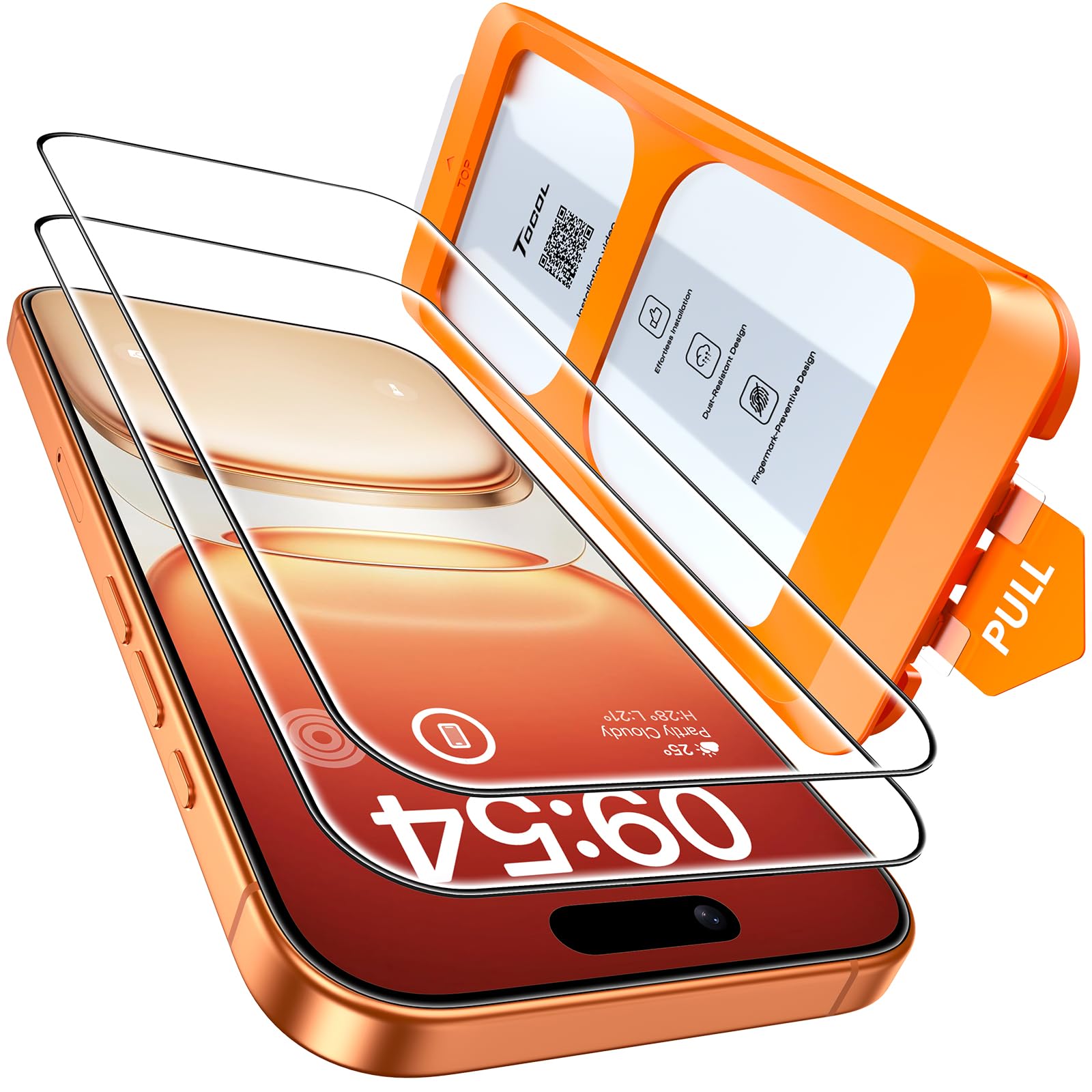 TOCOL for iPhone 17 Pro Max Screen Protector 6.9