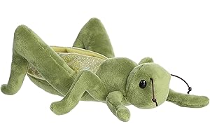 Aurora® Adorable Mini Flopsie™ Grant Grasshopper™ Stuffed Animal - Mini Companions Ready for Playful Adventures - for Kids All Ages, Toddlers, Adults, and Families - Green 8 Inches