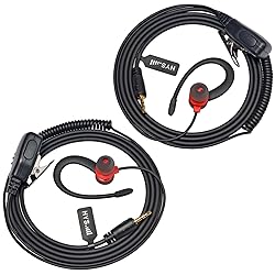 HYS Walkie Talkie Headset for Cobra 2.5mm Microtalk