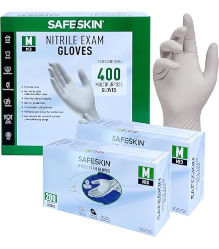 DOC High Risk | Guanti Monouso In Lattice Senza Polvere | 50 Pezzi - Foto 5