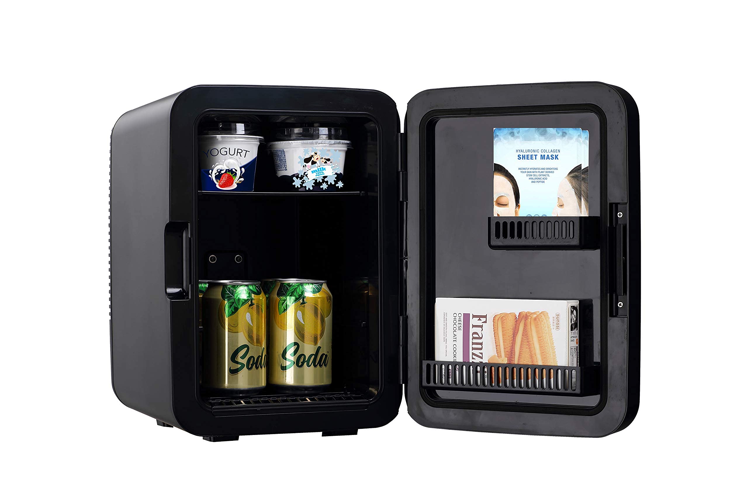 FRIGIDAIRE Portable 10L, 15-can Mini Fridge Brushed Stainless Rugged Refrigerator, EFMIS183-SS (Renewed)