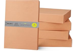 Rsgift Gift Boxes,14x9.5x2 Inch Kraft Paper Gift Box for Presents,Christmas,Wedding,Graduation,Holiday,Birthday Craft Present Packaging (5)