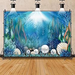 AOFOTO 10x7ft Fairytale Undersea Pearl Shell
