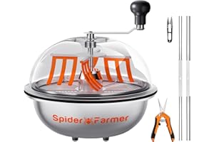 Spider Farmer 13 Inch Bud Trimmer – Manual Leaf & Flower Cutter for Hydroponic Plants, Herbs, Gardening – Sharp Stainless Ste
