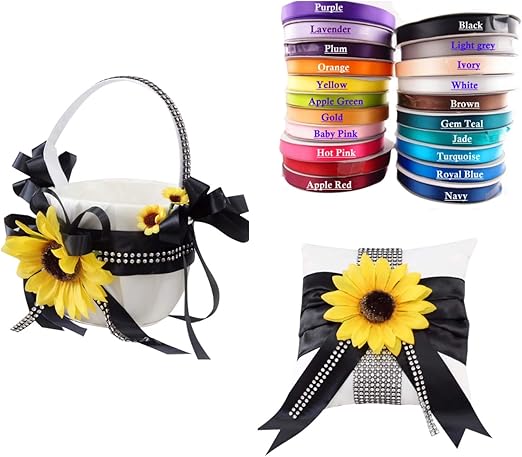 Amazon Com Angel Isabella Set Of 2 Flower Girl Basket Ring