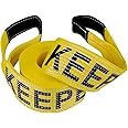 Keeper Tow Straps Heavy Duty with Loops - 4" x 30' Recovery Strap, 20,000 lbs Break Strength - Towing Strap for Cars, Trucks, and SUVs