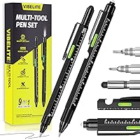9 in 1 Multitool Pen Set, Gadgets for Men Gifts for Dad, Tools for Men Birthday Unique Gifts for Men, Him, Husband, Father, G