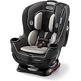Graco Extend2Fit Convertible Baby Car Seat, Rear and Forward Facing, Adjustable Extension Panel for Extra Legroom, Redmond