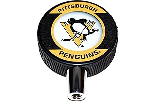 EBINGERS PLACE Pittsburgh Penguins Retro Series Hockey NHL Puck Beer Tap Handle