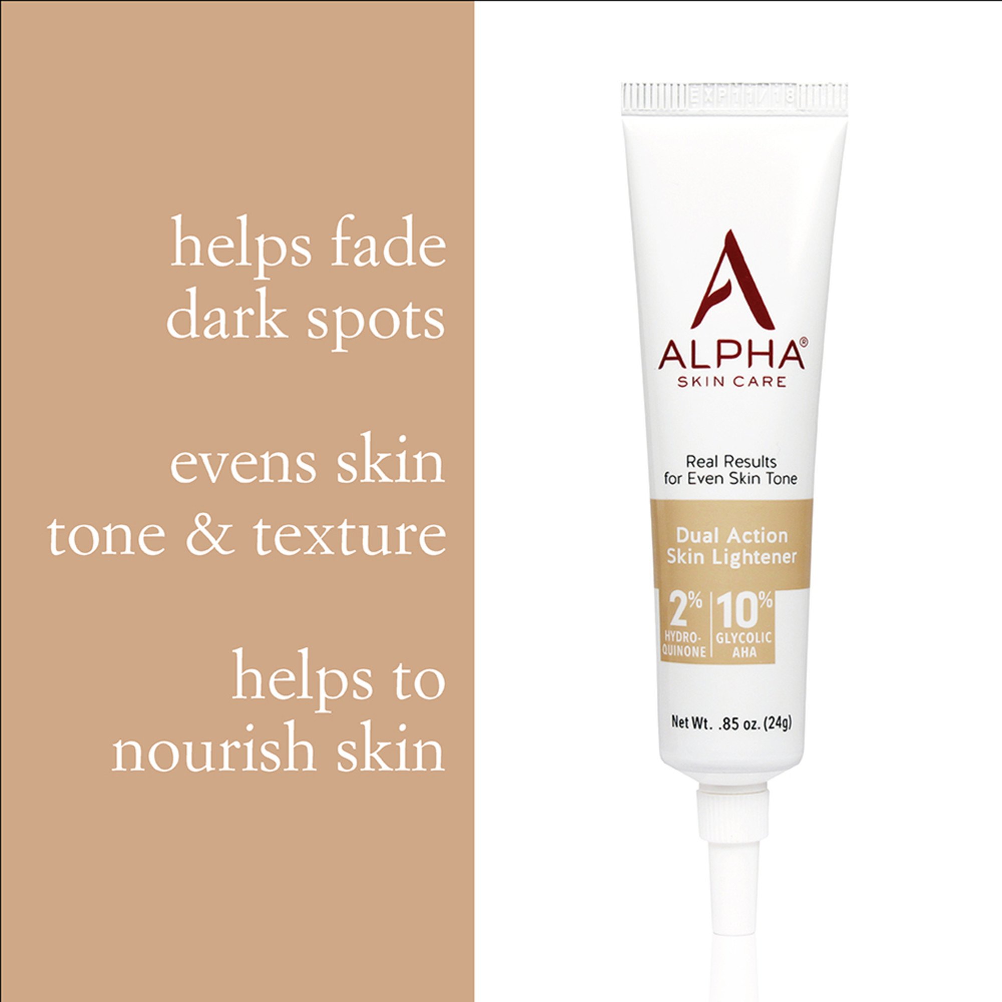 Alpha Skin Care Dual Action Skin Lightener AntiAging Formula 2