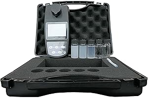 VTSYIQI Portable Turbidity Meter Turbidimeter Turbidity Tester Nephelometric Measurement with 4 PCS Calibration Solution Rang