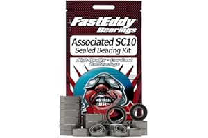FastEddy Bearings Compatible with Associated SC10 (2wd) Sealed Bearing Kit