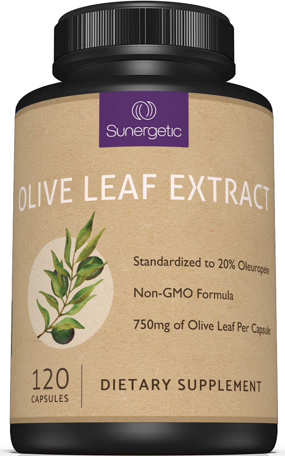 Premium Olive Leaf Extract Capsules Standardized to 20 Oleuropein