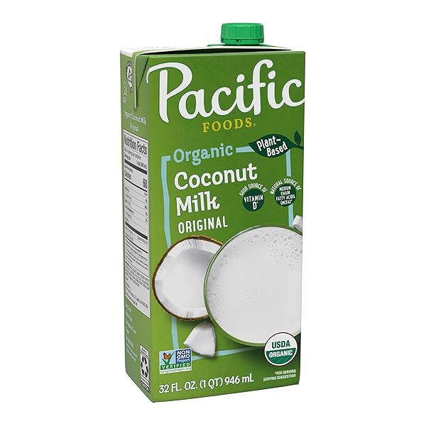 PACIFIC FOODS ORIGINAL ORGANIC COCONUT MILK, PLANT BASED...