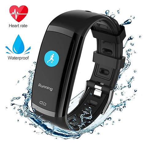 ISWIM Pulsera Actividad, Pulsera Inteligente con Pulsómetro ...