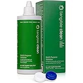 Tangible Clean Multi-Purpose Contact Lens Solution for Scleral and Gas Permeable Contact Lenses, with Lens Case, 12 Fl Oz