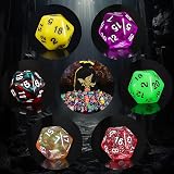 QMAY Polyhedral Dice Set 245 Pieces 35x7 D20 D12 D10 D8 D6 D4 Acrylic view 6