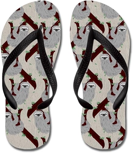 sloth flip flops