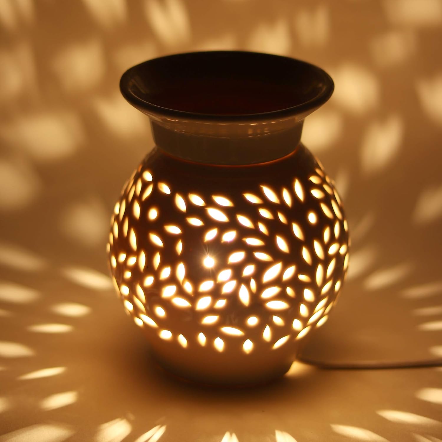 Gift Beautiful Design Ceramic Electric Essential Oil Warmer l Oil
