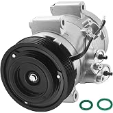 BDFHYK 68677 AC Compressor with Clutch Compatible with Toyota Tacoma | for Tacoma 2005 2006 2007 2008 2009 2010 2011 2012 2013 2014 2015 L4 2.7L V6 4.0L, Replaces 67677, 255280, 275796, 639392