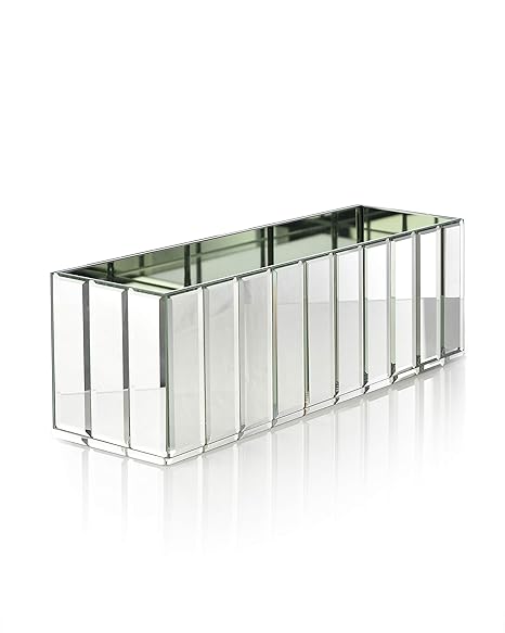 Oblong Gatsby Mirror Vase Amazon Co Uk Kitchen Home