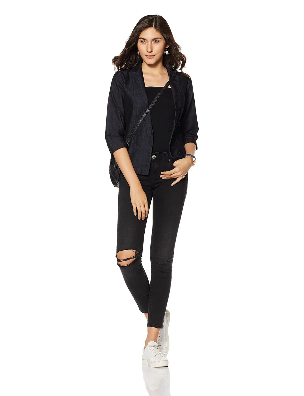 endeavor women's denim shrug