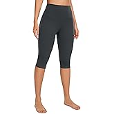 CRZ YOGA Butterluxe Womens Capri Leggings - 14.5" Knee Length High Waisted Summer Workout Buttery Soft Pants