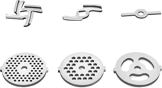 KENOME 6-pc Set Basics Meat grinder replacement for KitchenAid FGA Food