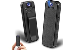 Body Camera Portable Cameras, Video Recorder with Night Vision 1080P HD Recording Bodycam, Pocket No WiFi Needed Mini Body Ca