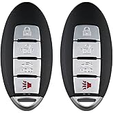 Kilessgo Key Fob Replacement for 2014 2015 2016 Nissan Rogue KR5S180144106 433MHz 4 Buttons (Set of 2)
