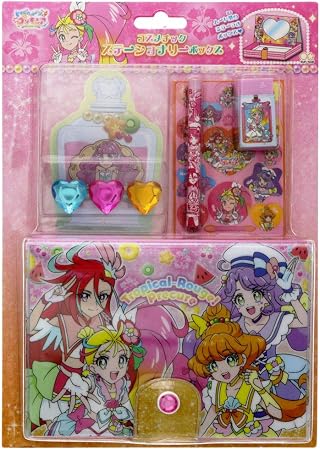 Amazon Co Jp サンスター文具 Sun Star Stationery トロピカル ジュ プリキュア コスメチックステーショナリーボックス 2944320a W190 H268 D50mm 文房具 オフィス用品