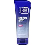 Clean & Clear Blackhead Eraser Exfoliating Face Wash Scrub with 2 Salicylic Acid Acne Medication Oil Free Daily Facial Scrub 