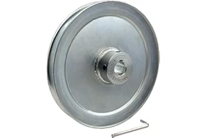 Saelno AB700-3/4 Single Groove Web Sheaves,v Belt Pulley 3/4" bore 7" OD,Motor Pulley Carbon Steel for A B 5L 4L V-Belts